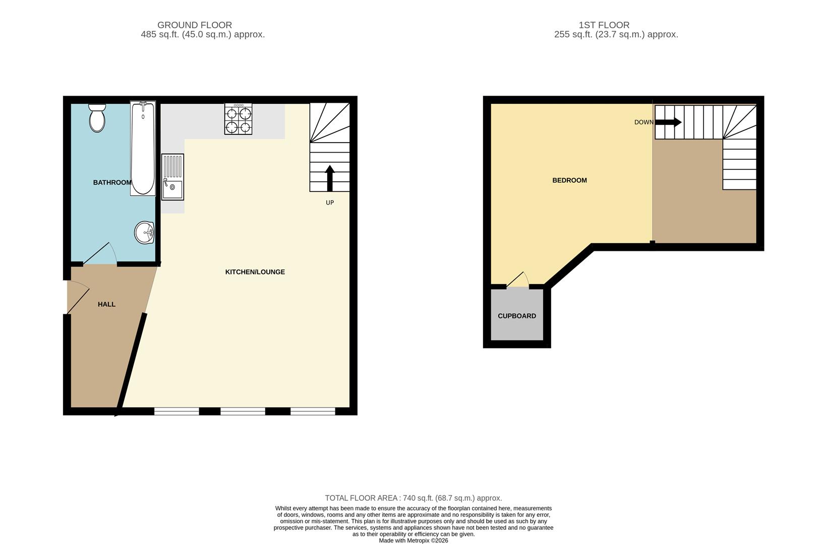 Flat 3, Alexandra Mews, Alexandra Road, Sheerness floorplan