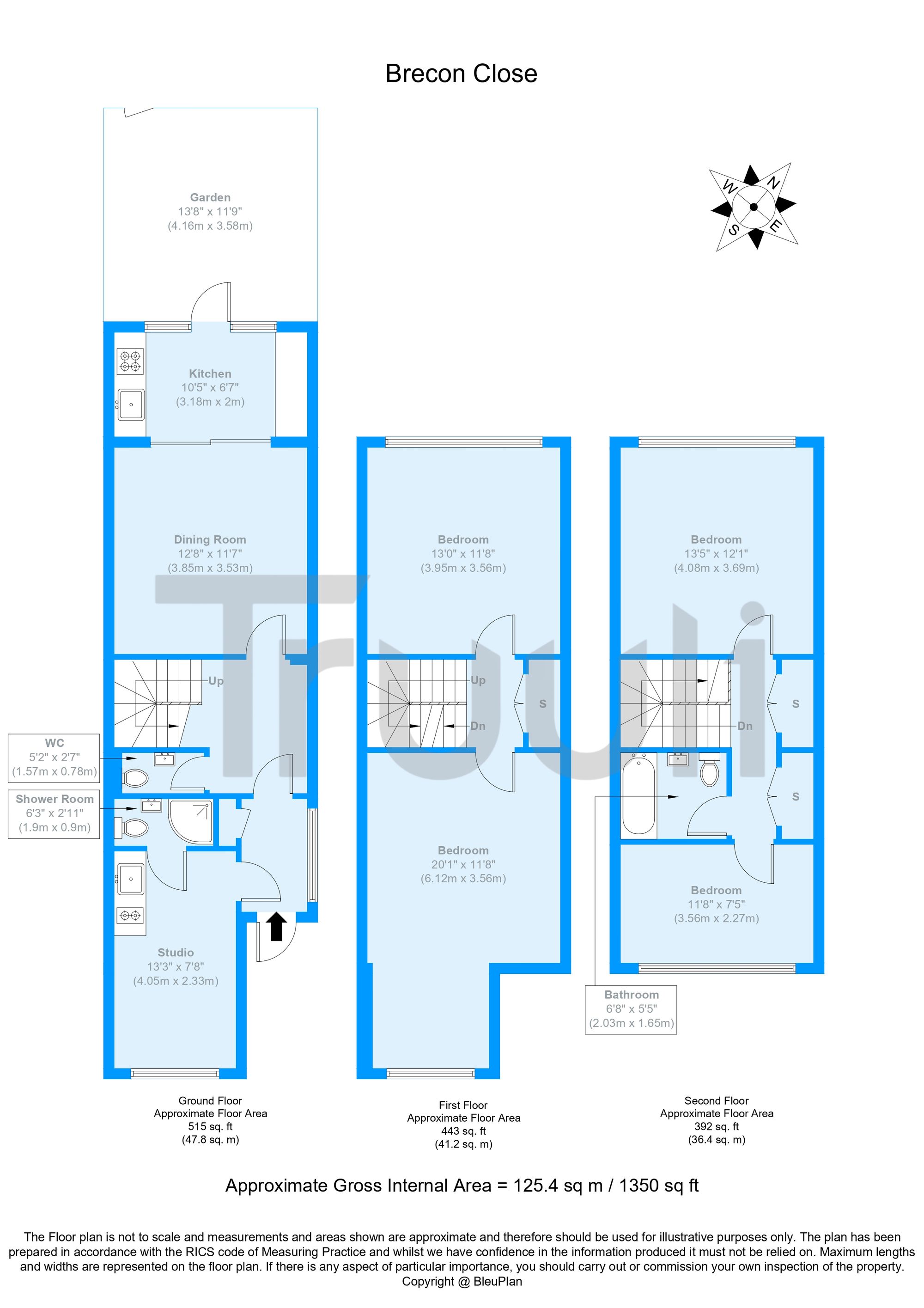 27 Brecon Close, Mitcham floorplan