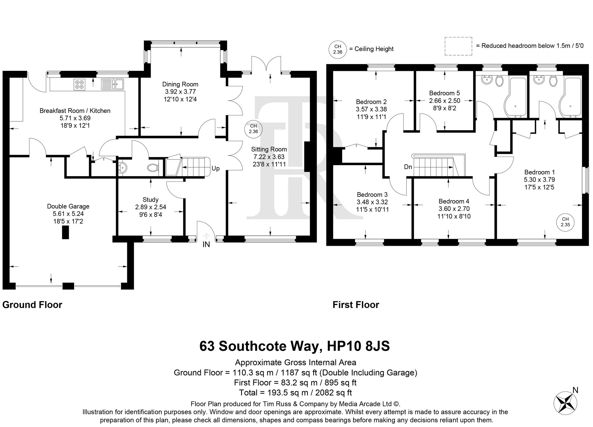 63 Southcote Way, High Wycombe floorplan