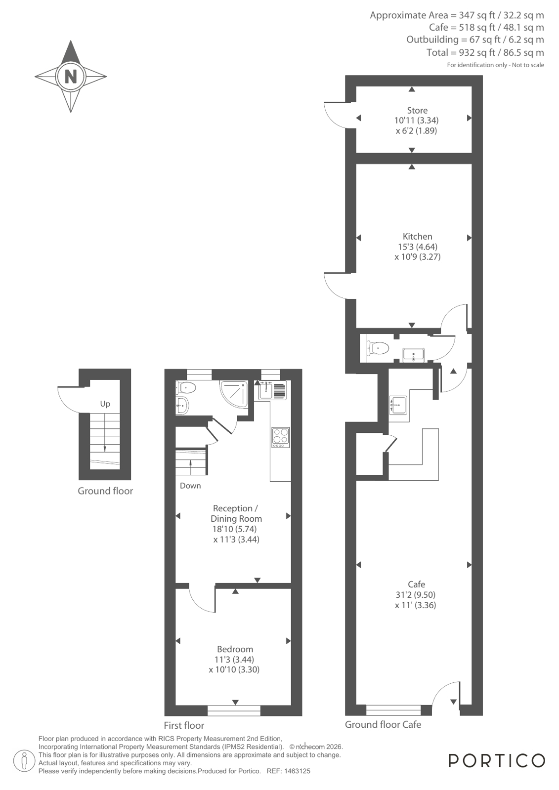 432,, High Road Leyton, London floorplan