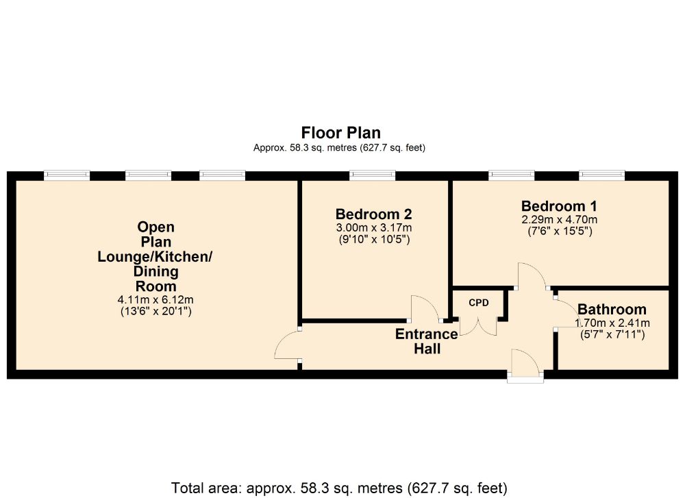 2 Bedrooms Flat for sale in Park House Apartments, Kingsley Park Terrace, Northampton NN2