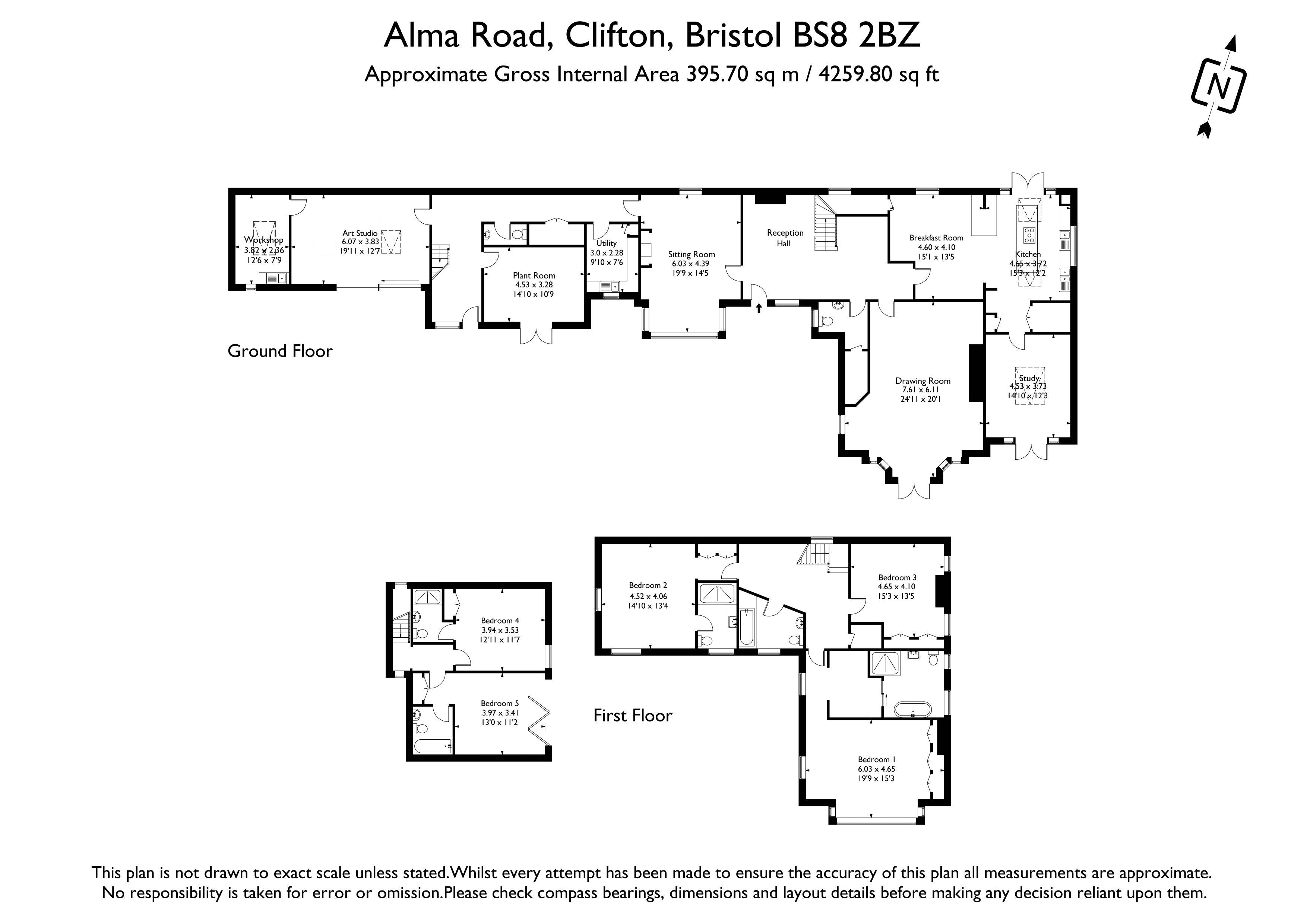 25A, Alma Road, Bristol floorplan