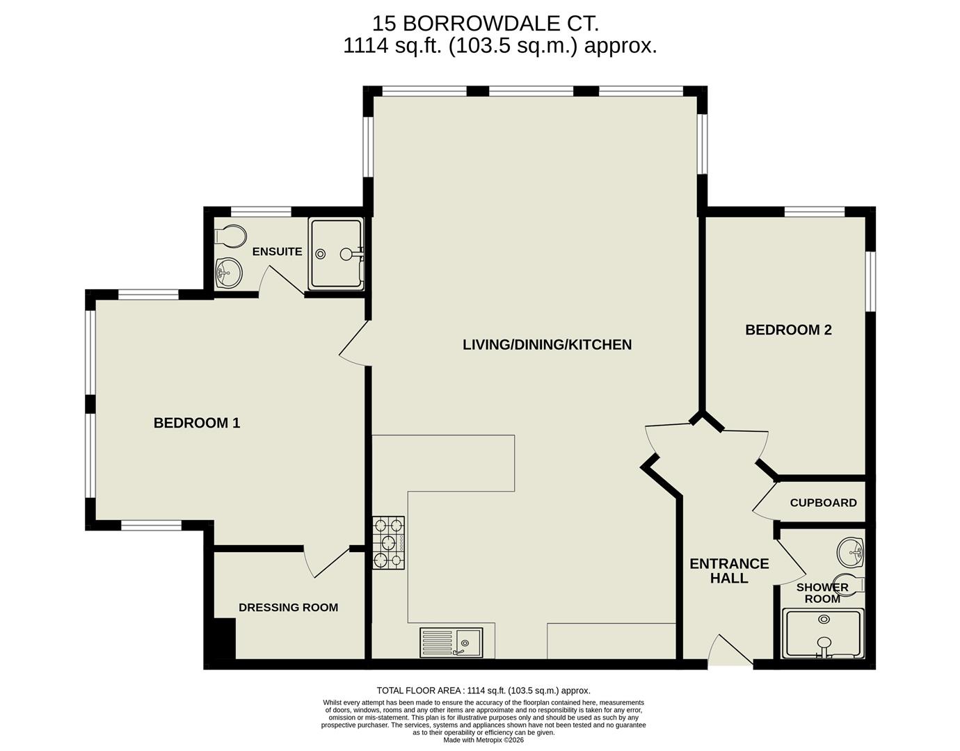 5 Clifford Drive, Menston floorplan