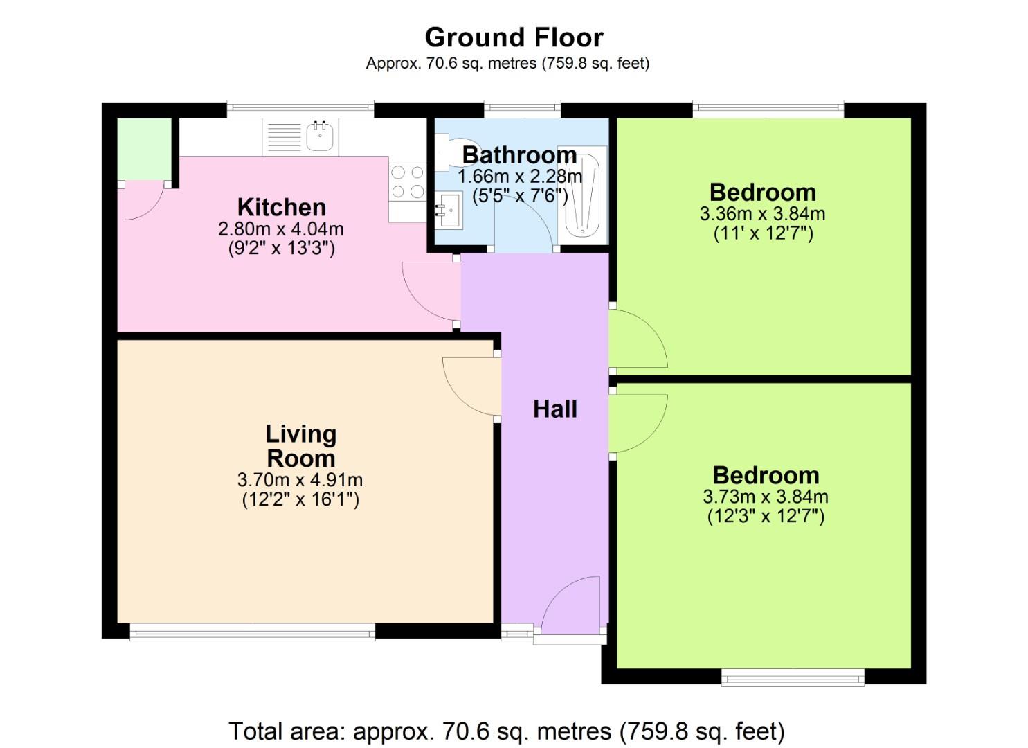 17, Rutland Road, Bingham floorplan
