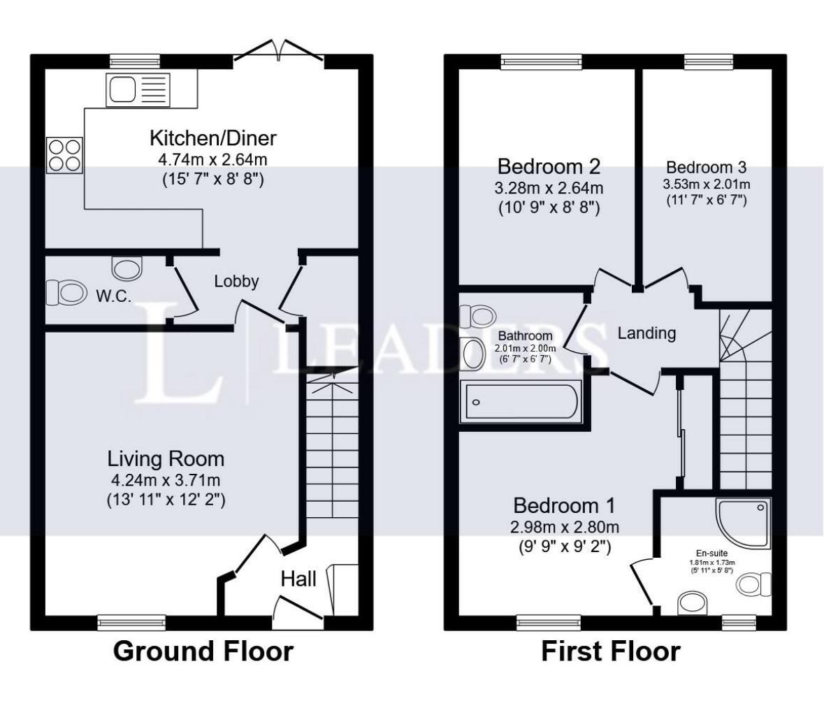 2 Poplar Lane, Ipswich floorplan