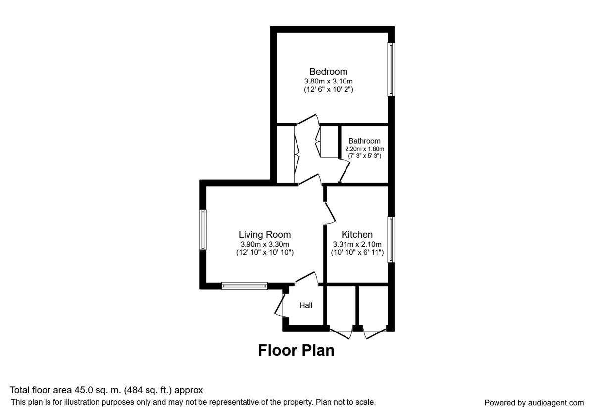 1 Bedrooms Flat to rent in Ravenscroft, Watford WD25