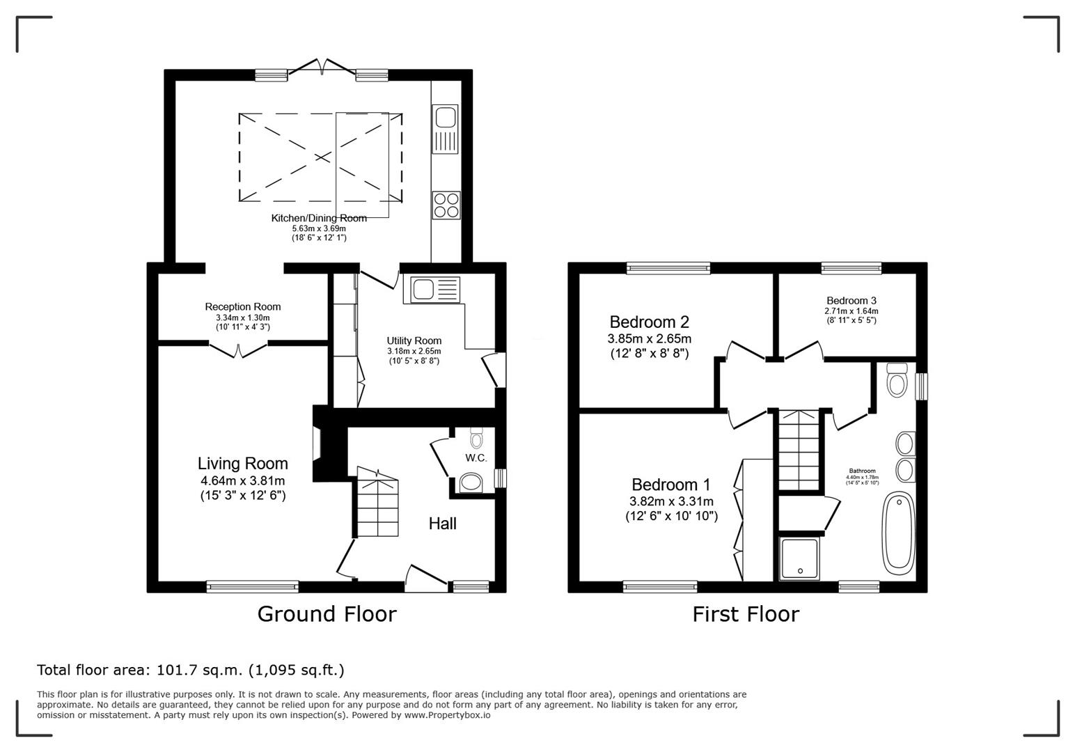 1, Stanhope Crescent, Nottingham floorplan