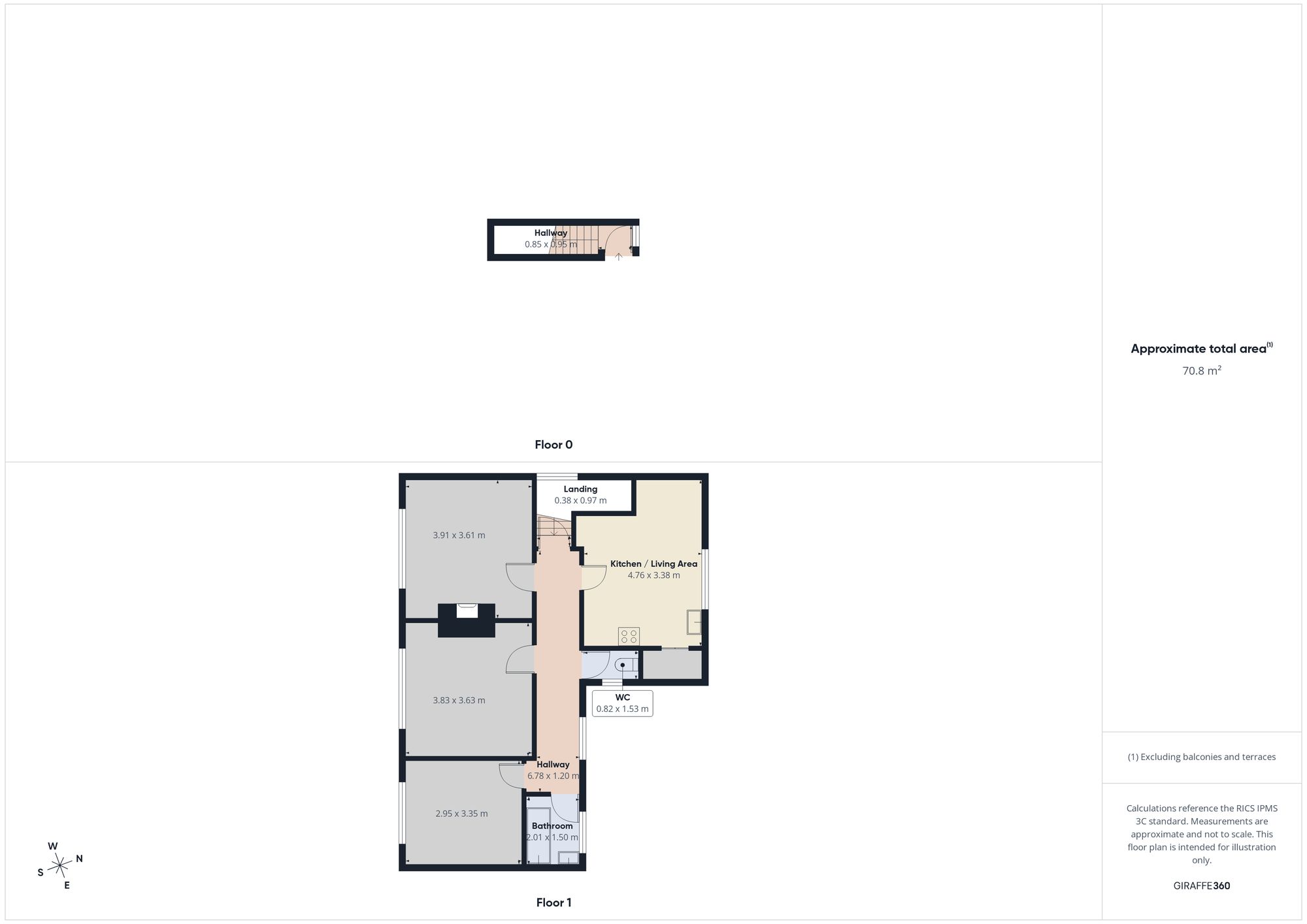First Floor Flat, 54 Outerwyke Road, Bognor Regis floorplan