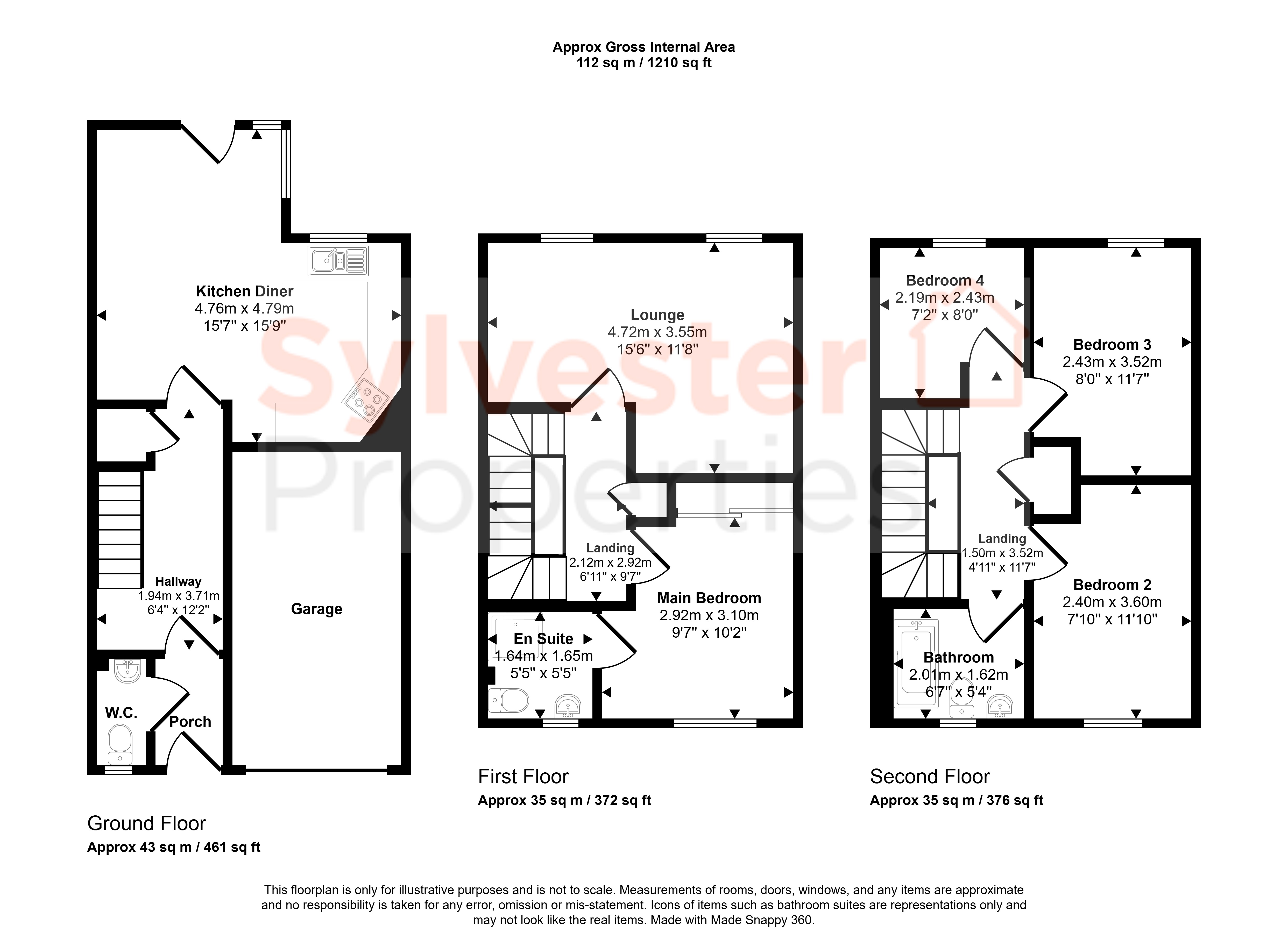 80, Orchard Grove, Stanley floorplan