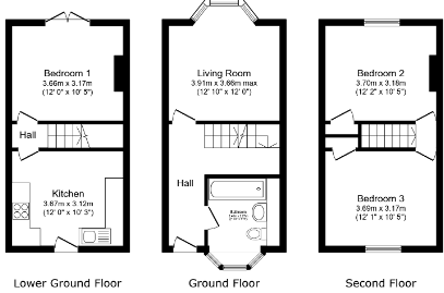 68, Clarendon Street, Dover floorplan