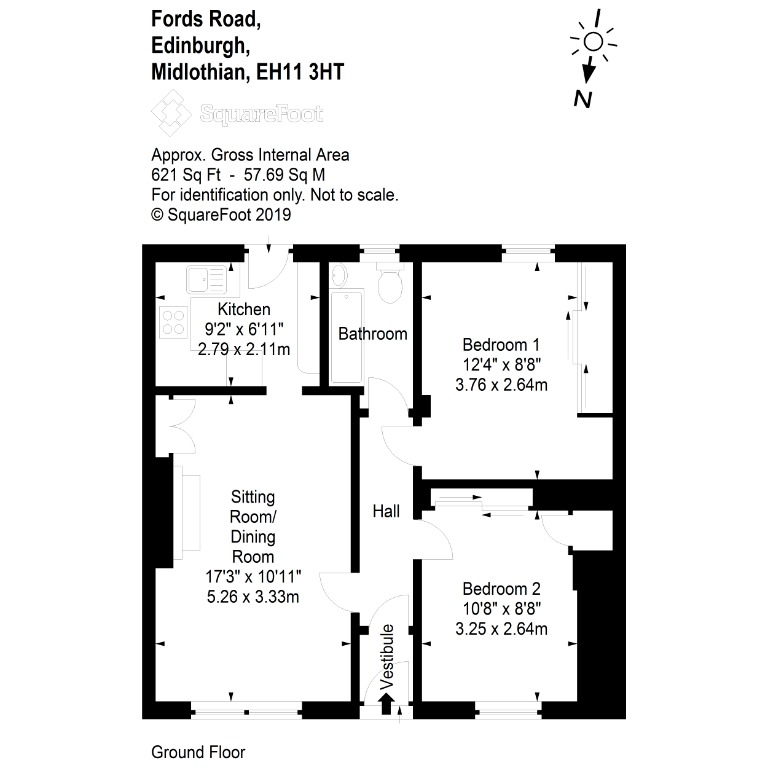 2 Bedrooms Flat to rent in Fords Road, Stenhouse, Edinburgh EH11