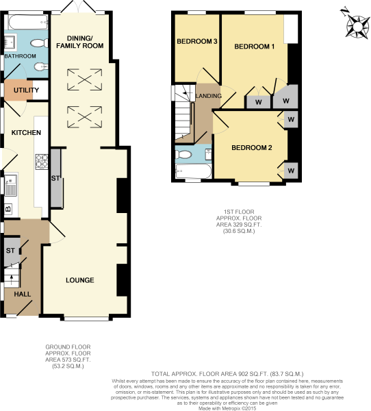 17, Garland Road, Poole floorplan