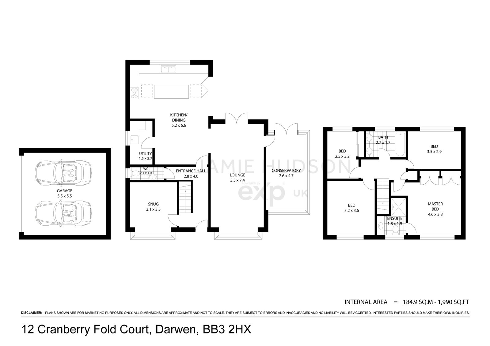 12, Cranberry Fold Court, Darwen floorplan