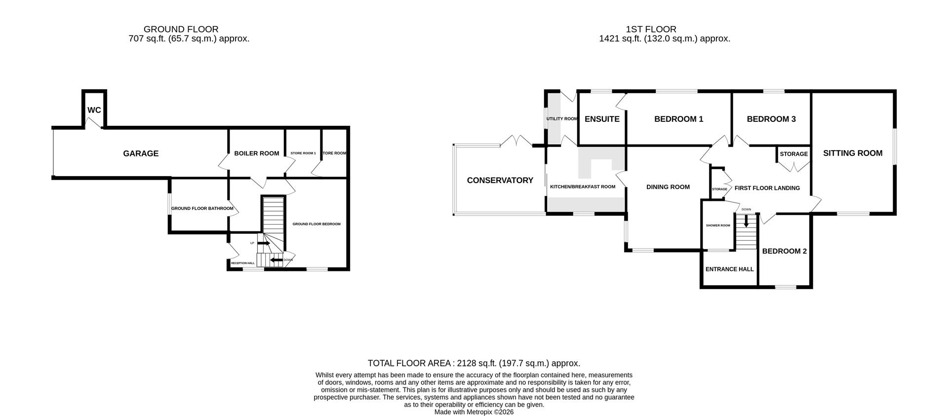 The Willows, 3 Court Meadow, Worcester floorplan