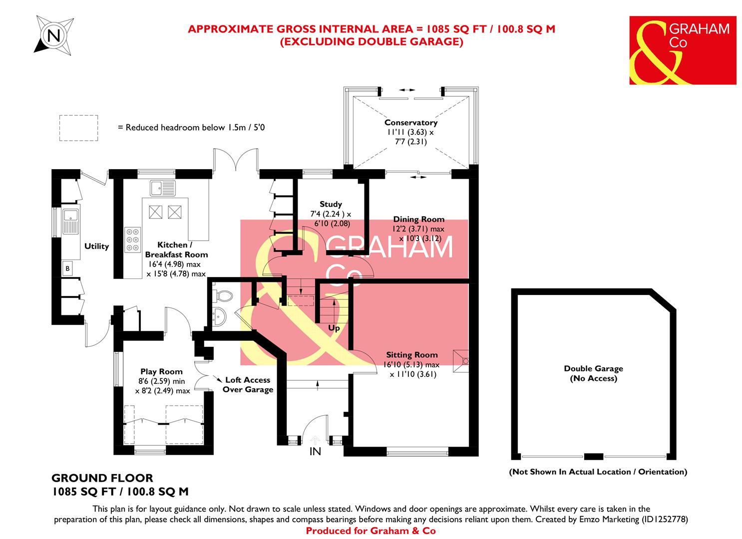 19, Brook Way, Andover floorplan