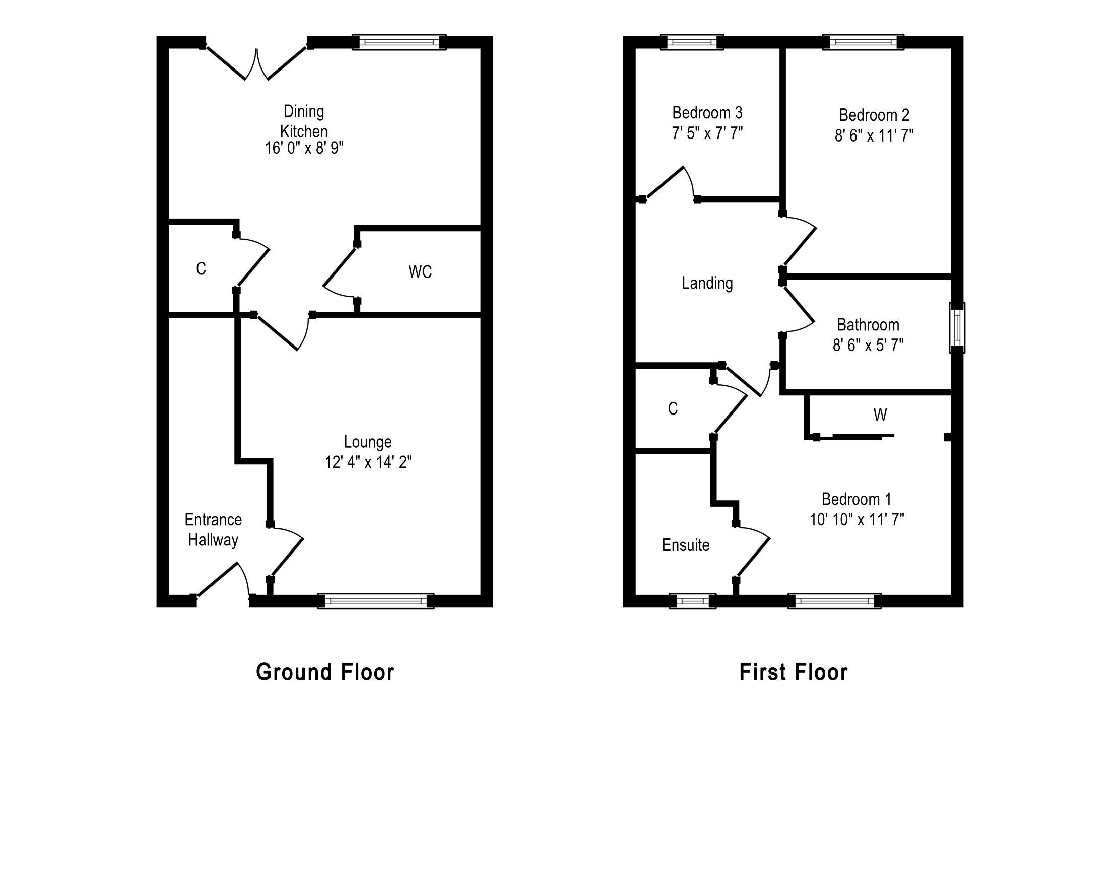 72 Kaims Crescent, Livingston floorplan