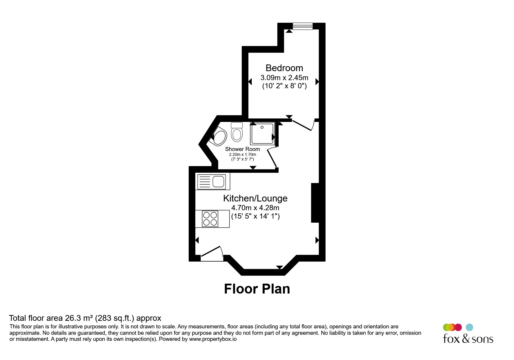 263, Queens Park Road, Brighton floorplan