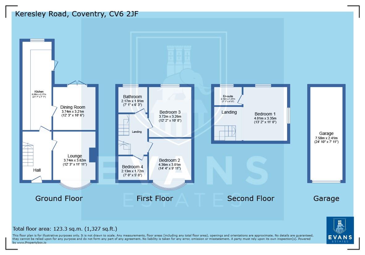 95, Keresley Road, Coventry floorplan