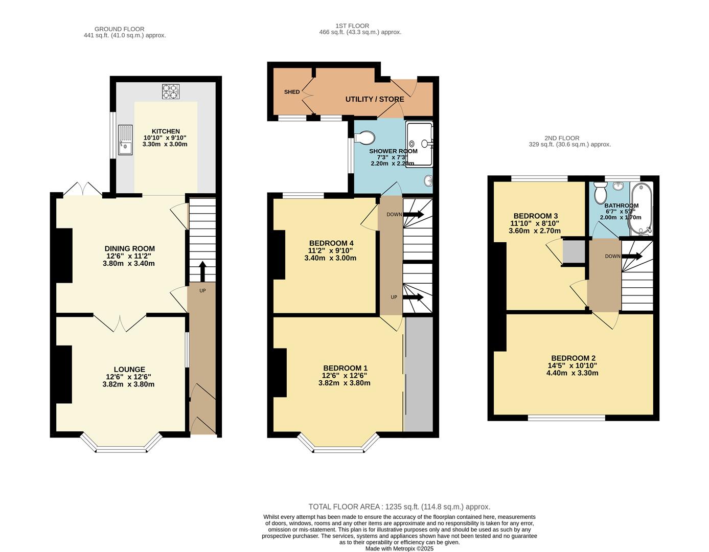 31, Mount Pleasant Road, Brixham floorplan