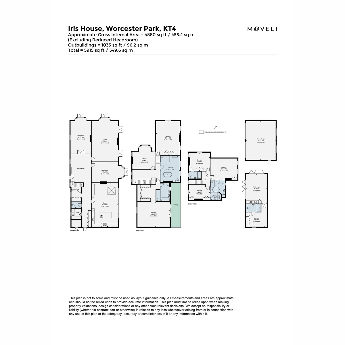 Iris House, Old Malden Lane, Worcester Park floorplan