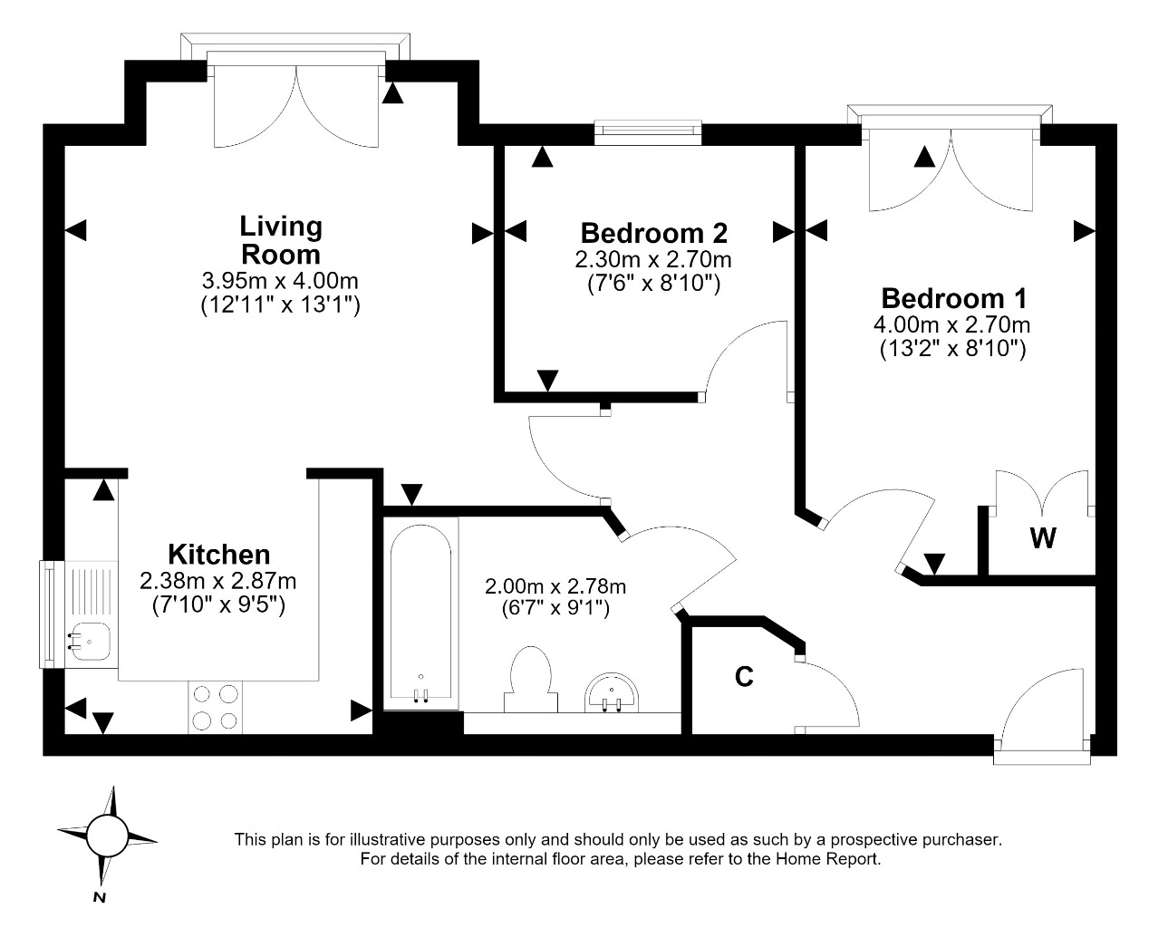 Saw Mill Court, Bonnyrigg floorplan