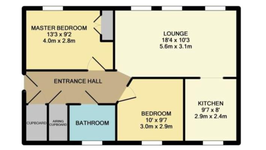 2 Bedrooms Flat to rent in Hunters Wharf, Katesgrove Lane, Reading RG1