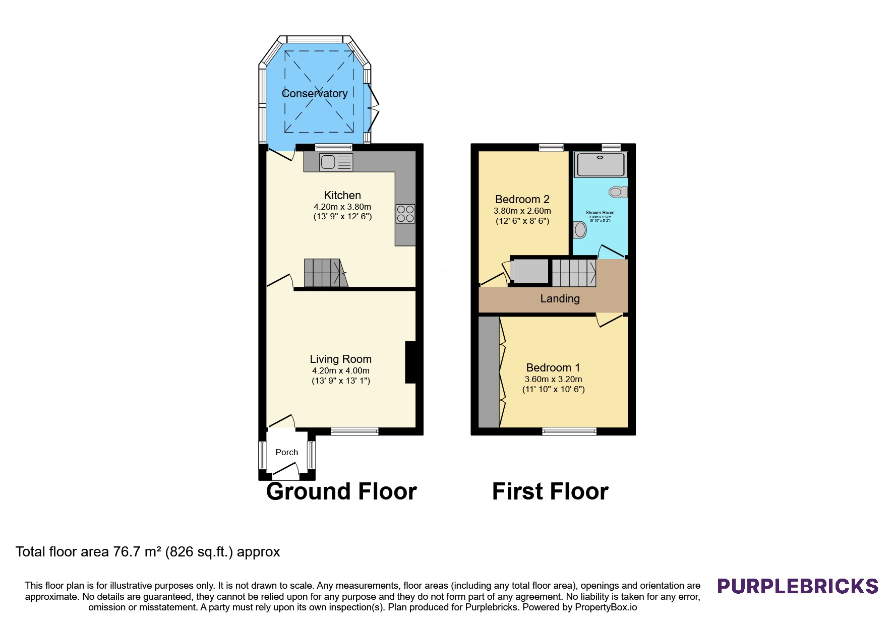 15, King Street, Hollingworth floorplan