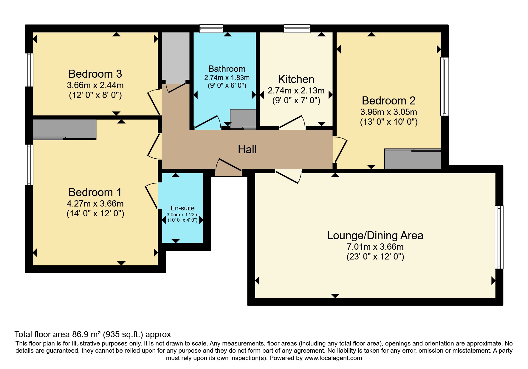 0/2, 16B,, Carmyle Avenue, Glasgow City floorplan