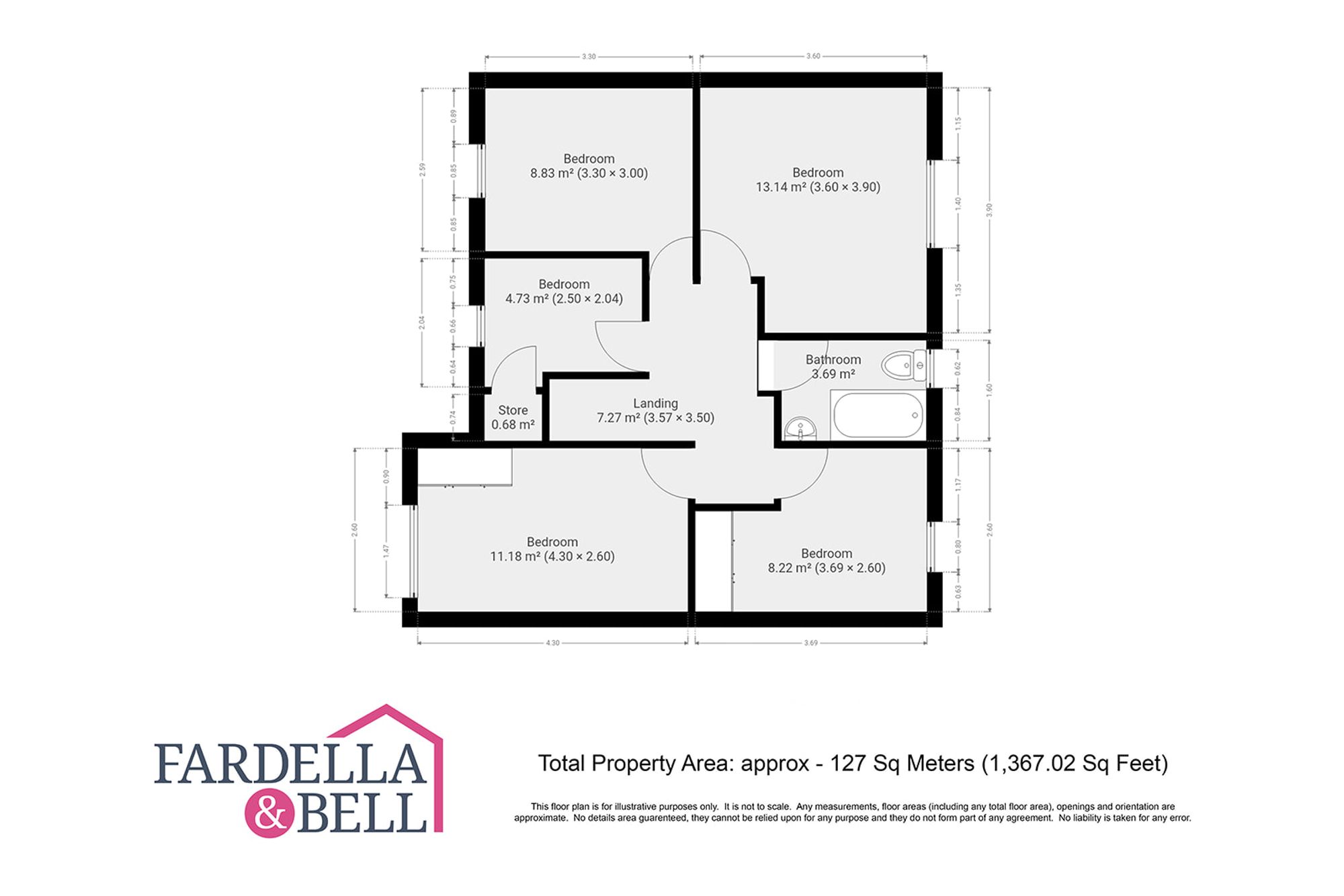 14 Marsden Court, Burnley floorplan