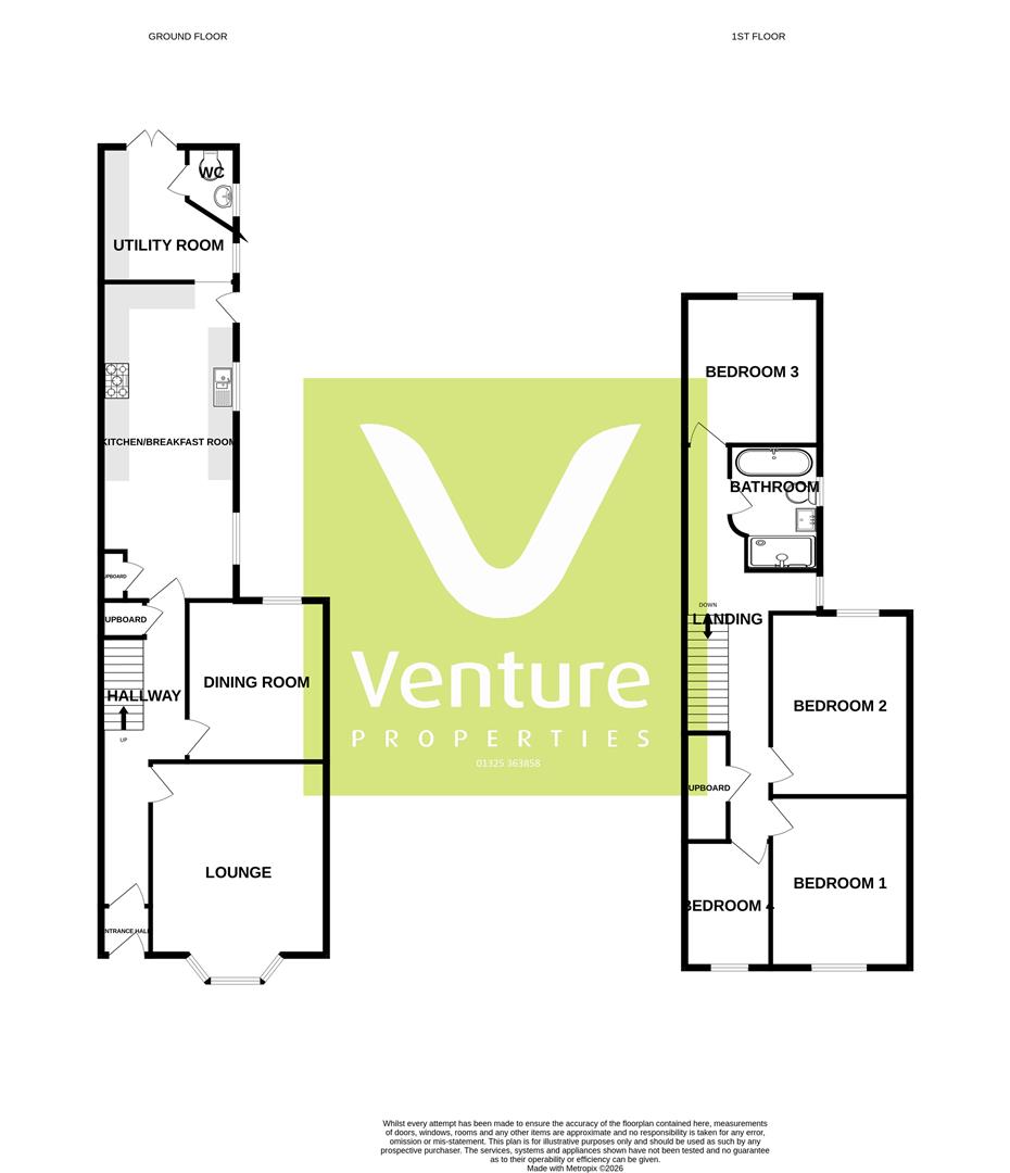 81, Woodland Terrace, Darlington floorplan