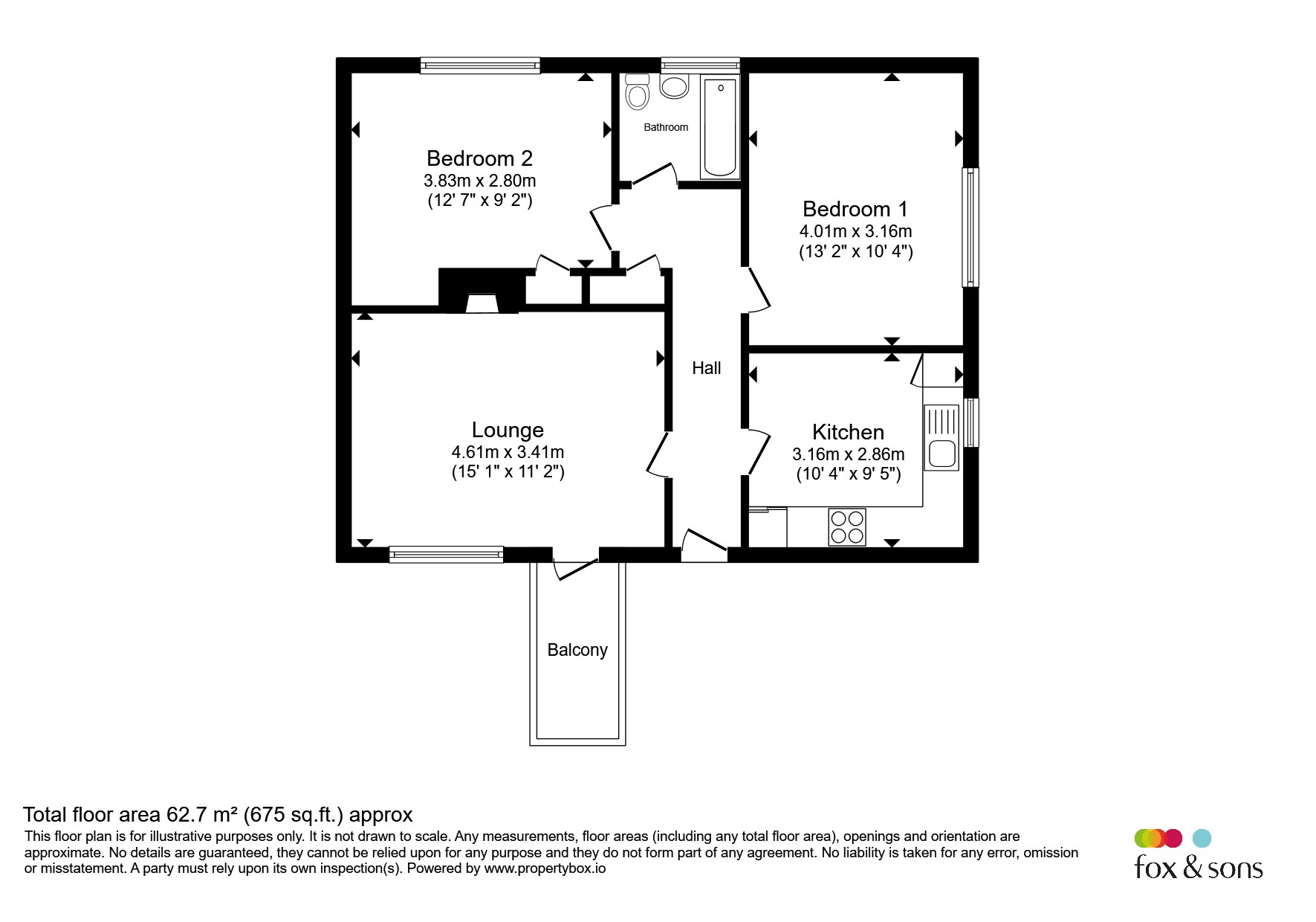 45b, Russett Road, Taunton floorplan