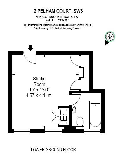 0 Bedrooms Studio to rent in Pelham Court, Fulham Road, London SW3