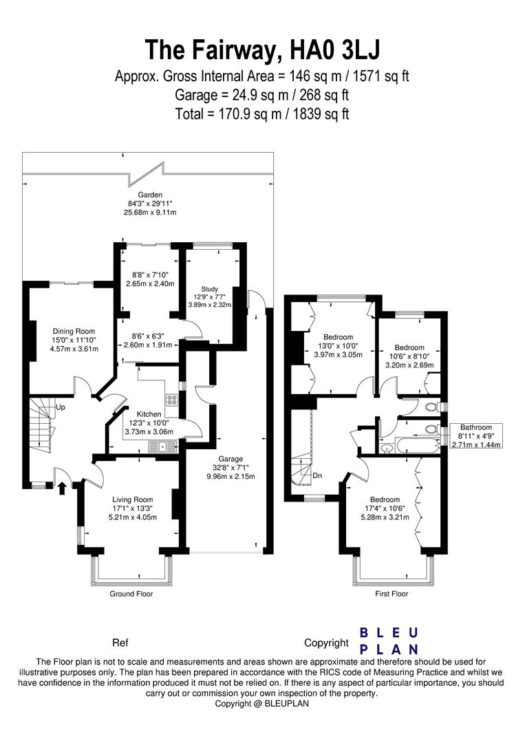 The Fairway, Wembley HA0, 3 bedroom semidetached house for sale