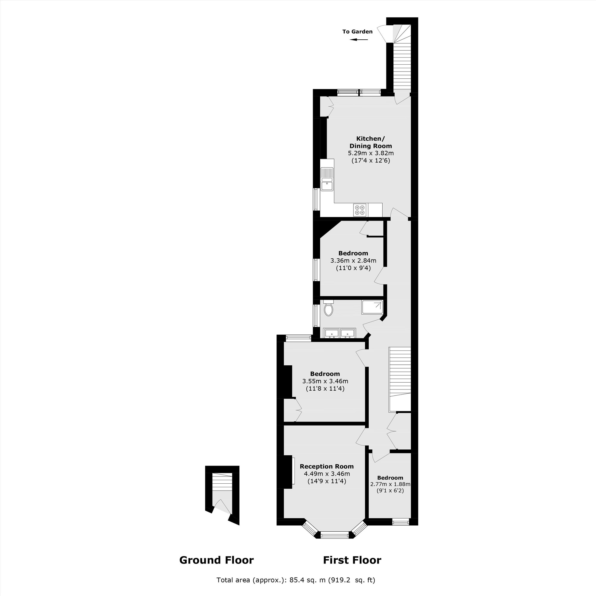 111, Villiers Road, Kingston Upon Thames floorplan