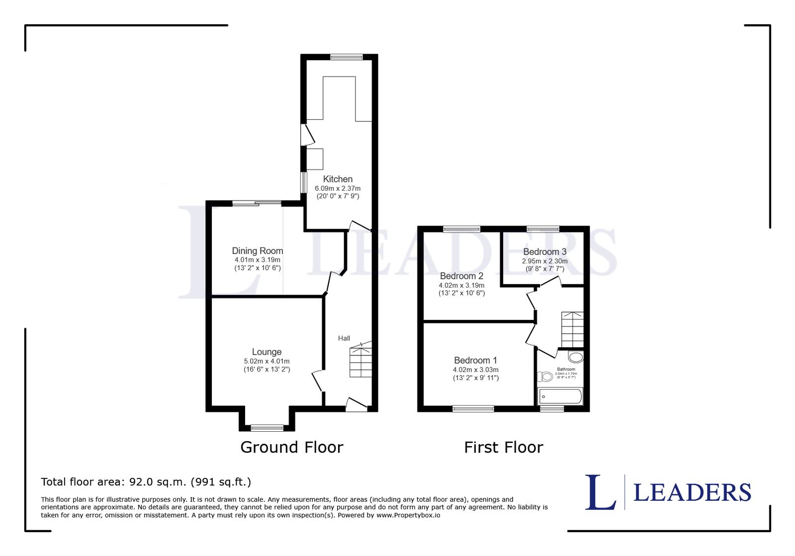 113, Kimbolton Road, Hampshire floorplan