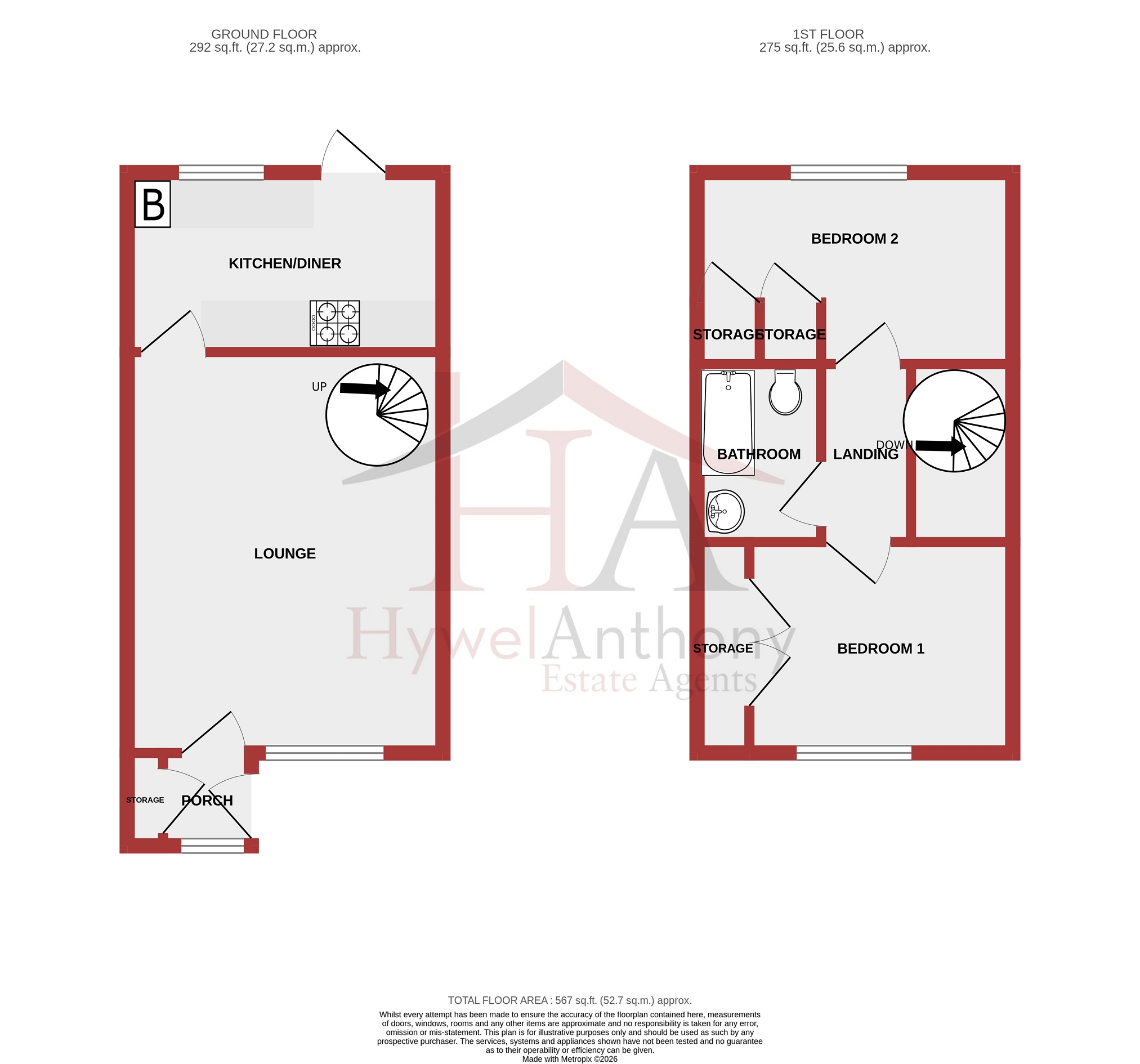 9, Forest View, Pontyclun floorplan