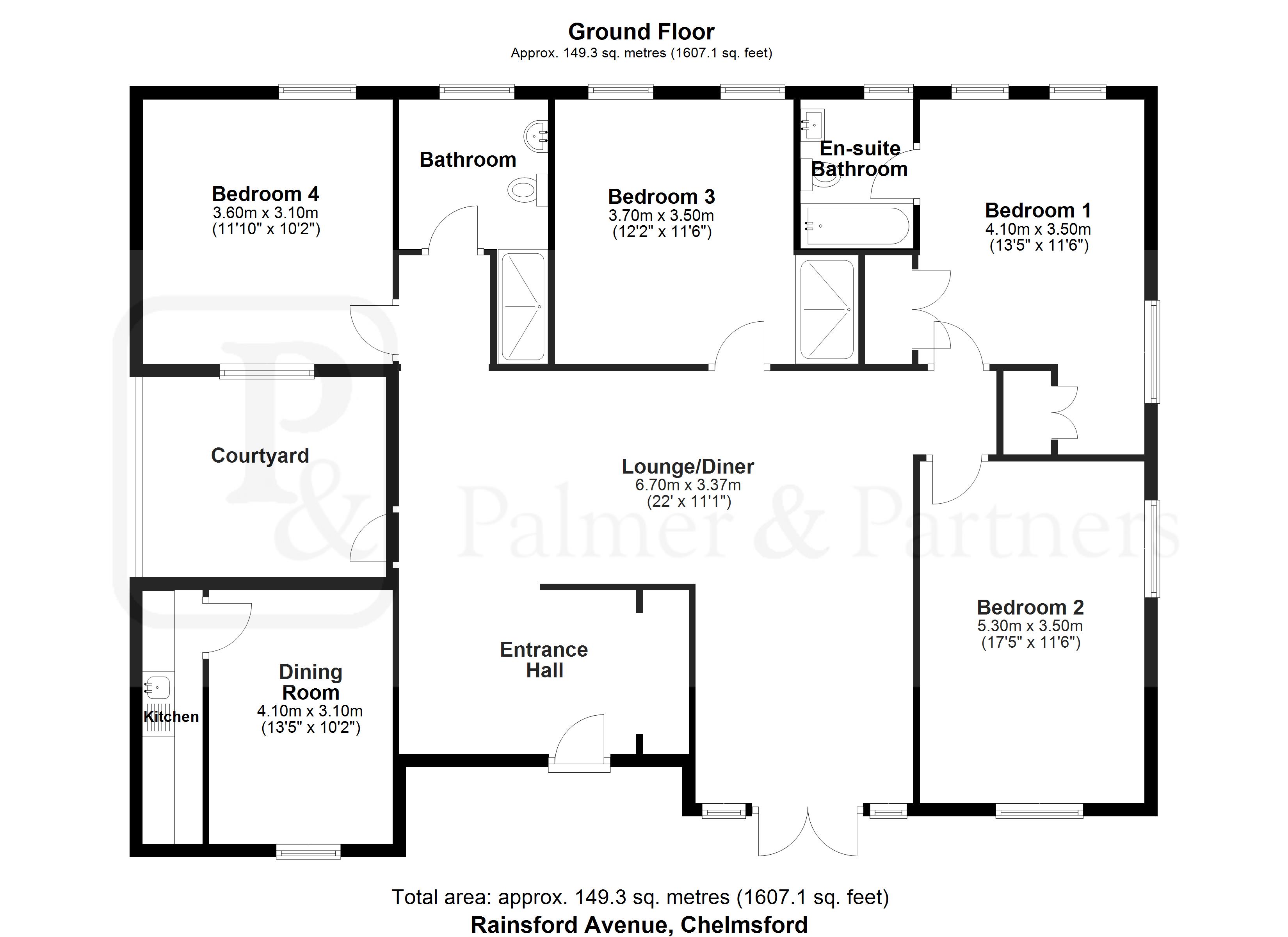 25, Rainsford Avenue, Essex floorplan