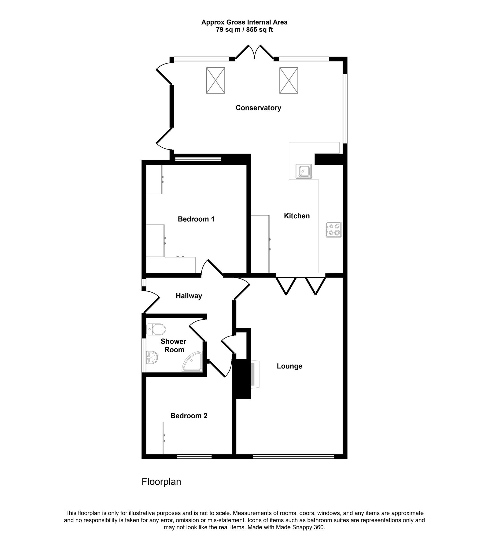 2, Dewsbury Close, Stourbridge floorplan