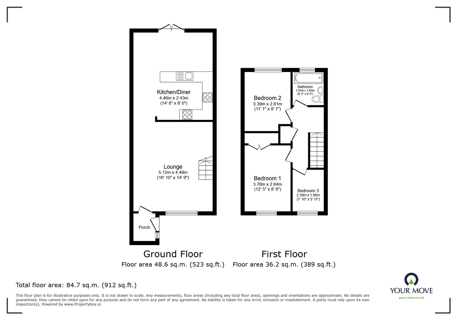 21, Westwood Park, Swadlincote floorplan