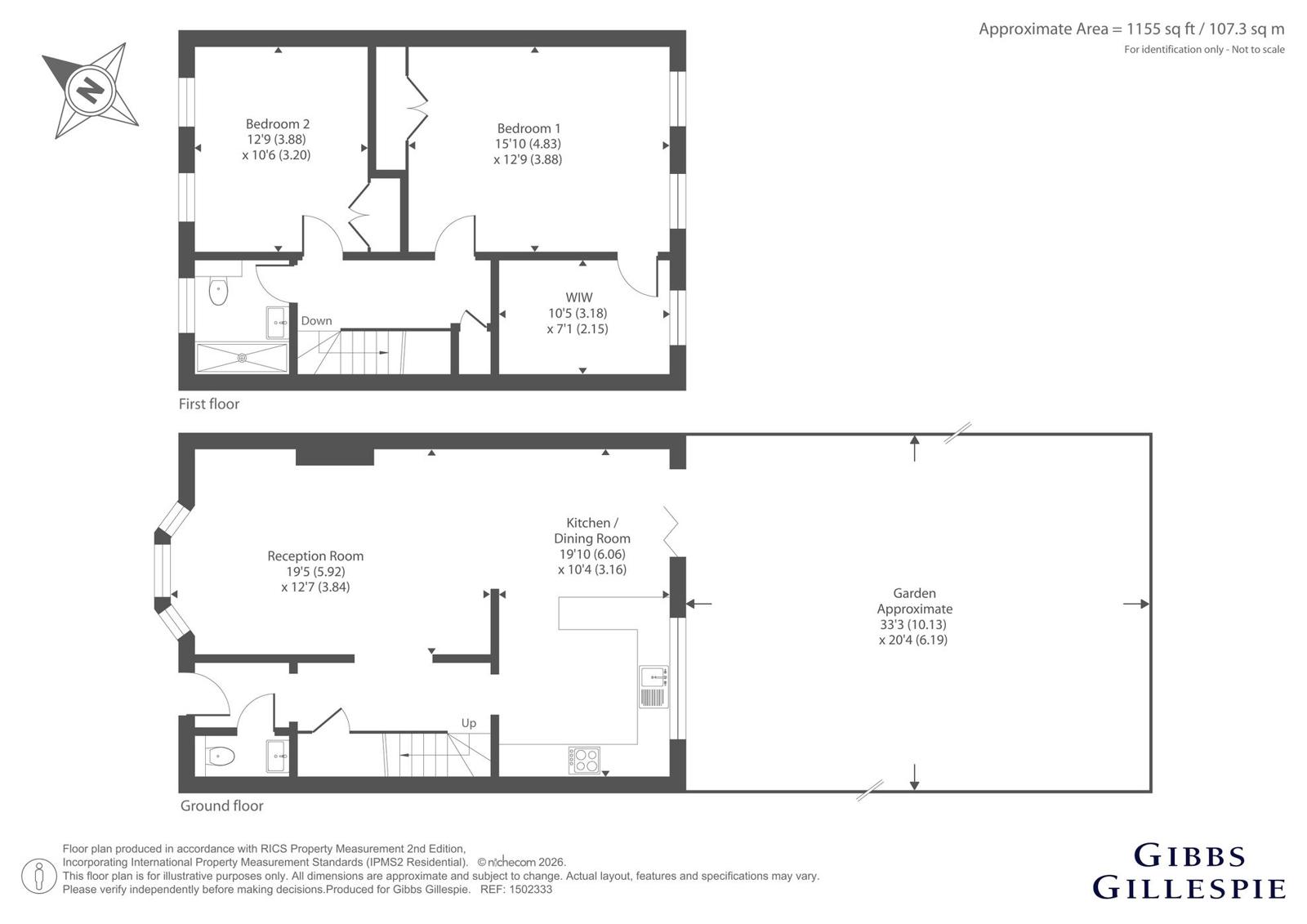 9, Rising Hill Close, Northwood floorplan