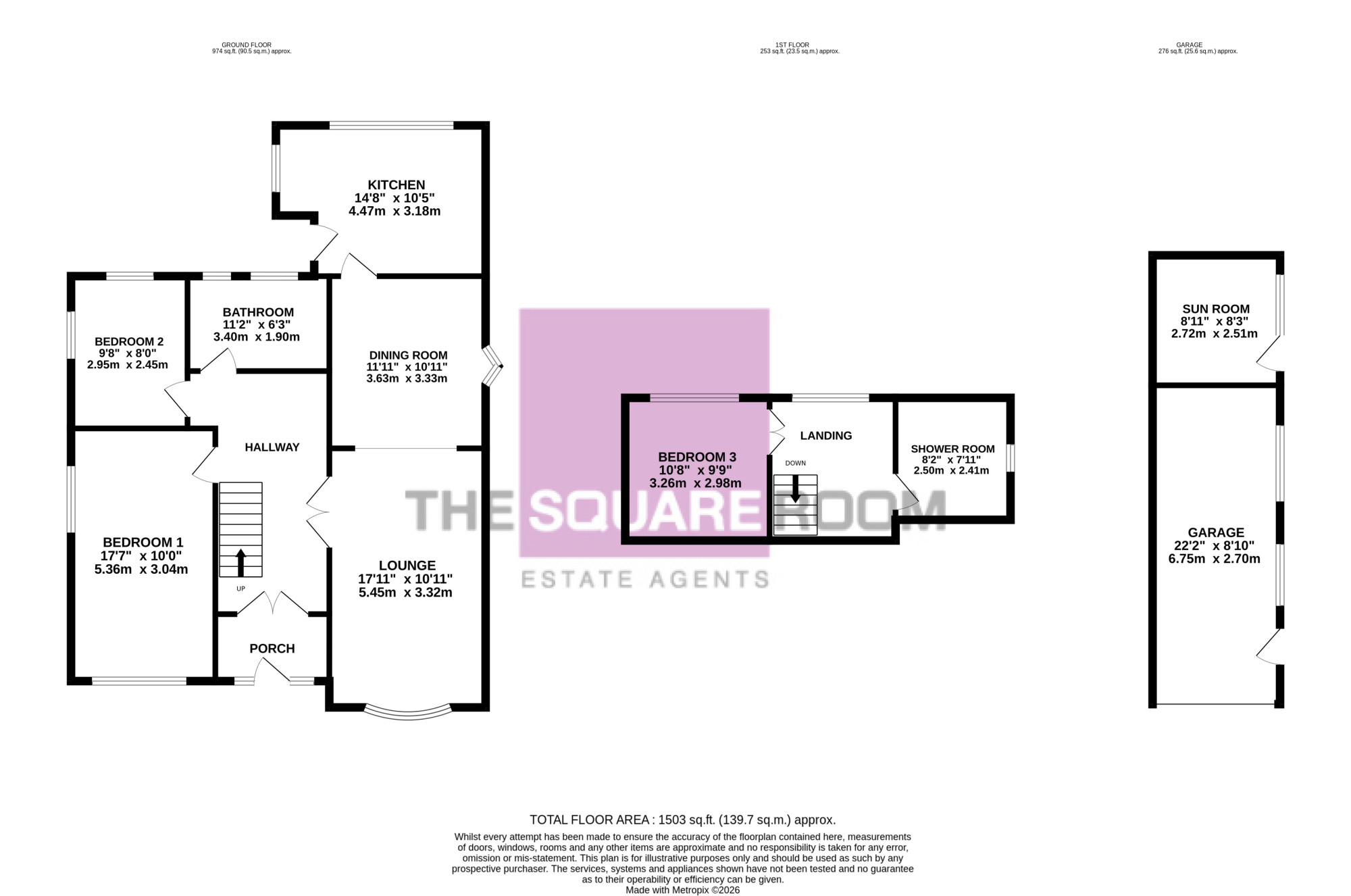 30, Central Avenue North, Cleveleys floorplan