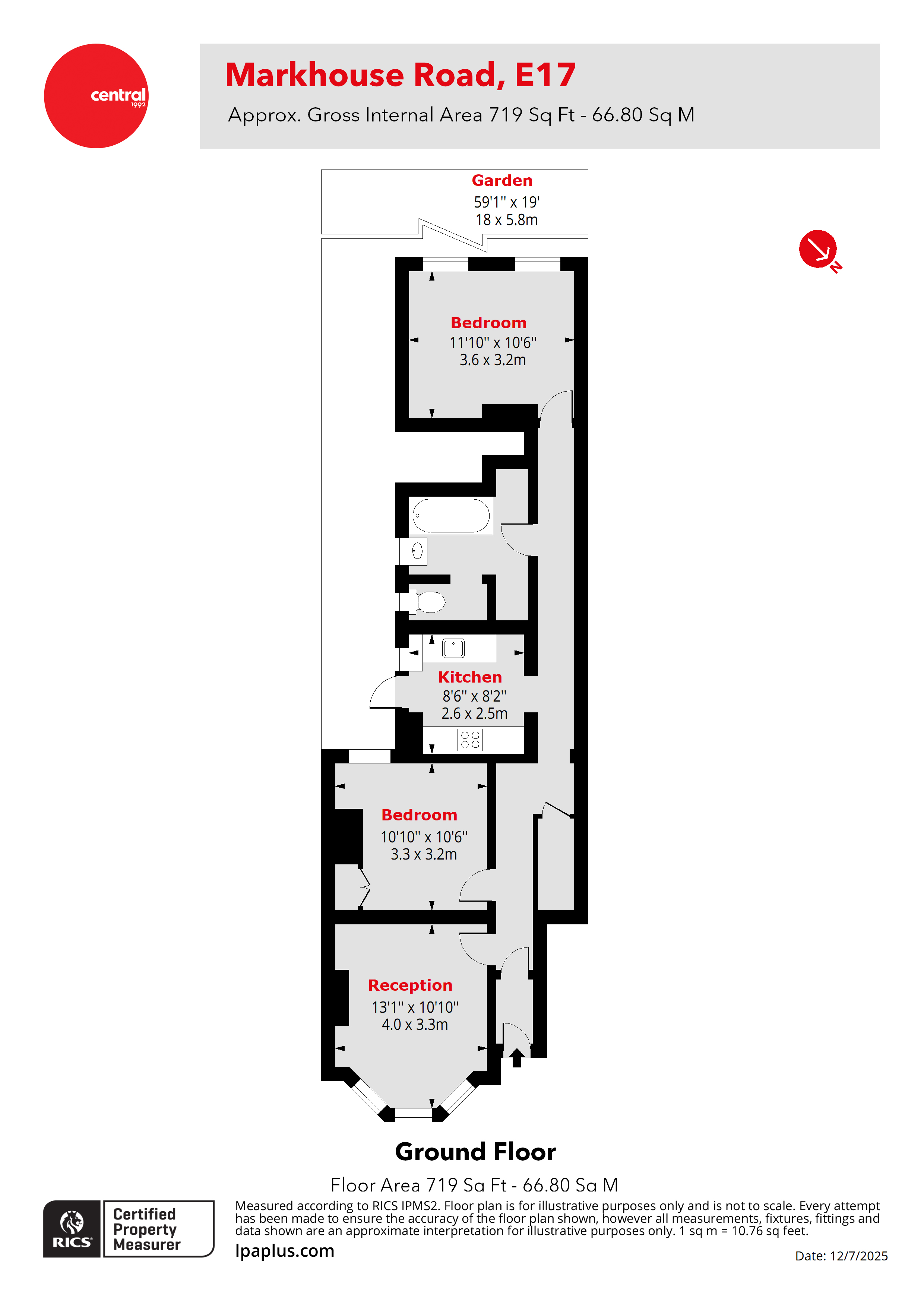 Markhouse Road, Walthamstow, London, E17 floorplan