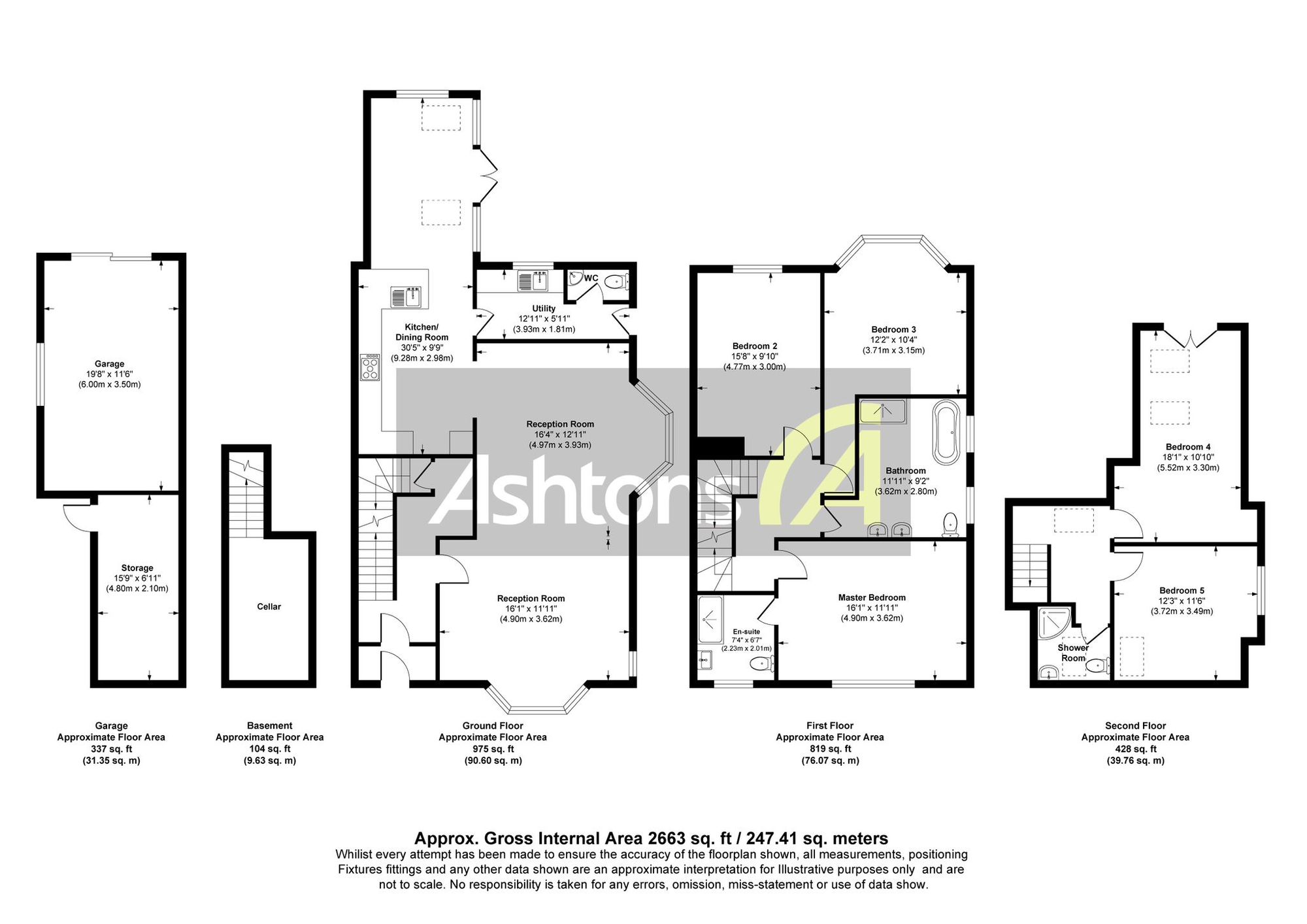 69 St. Helens Road, Leigh floorplan
