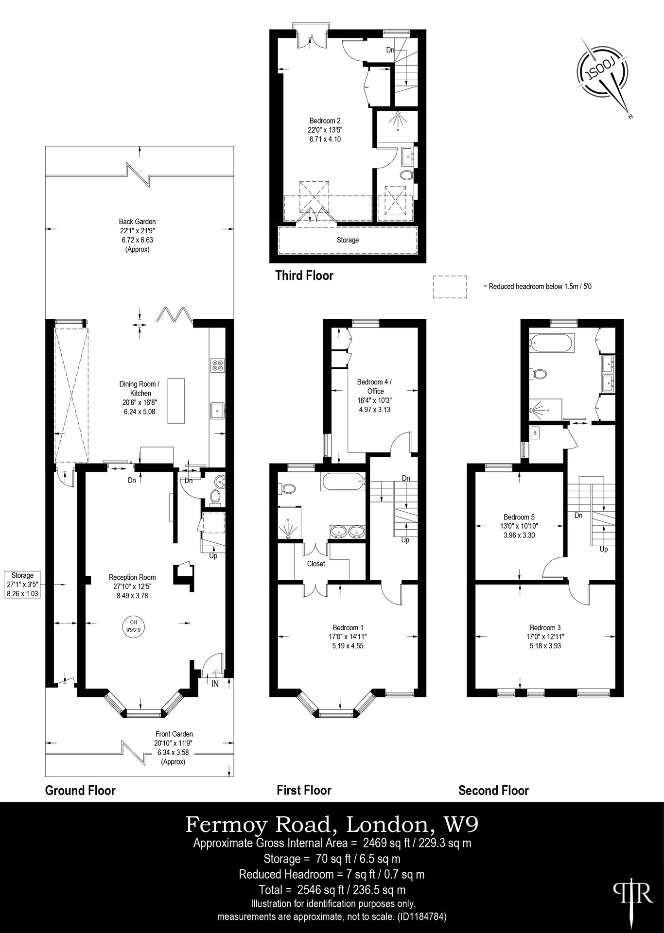 47 Fermoy Road, London floorplan