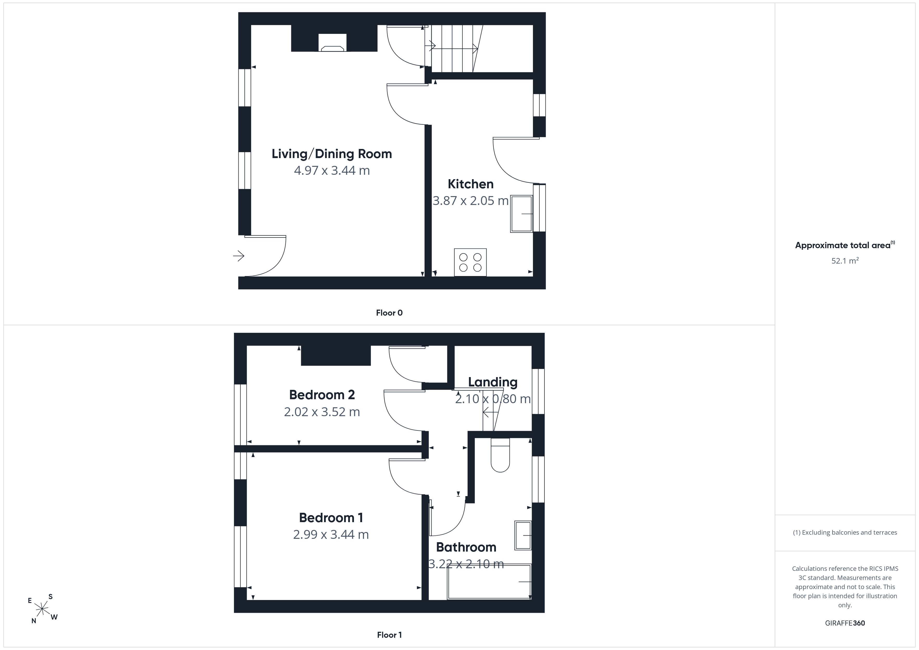5 Donaldson Cottages,, Water Street, Cumbria floorplan