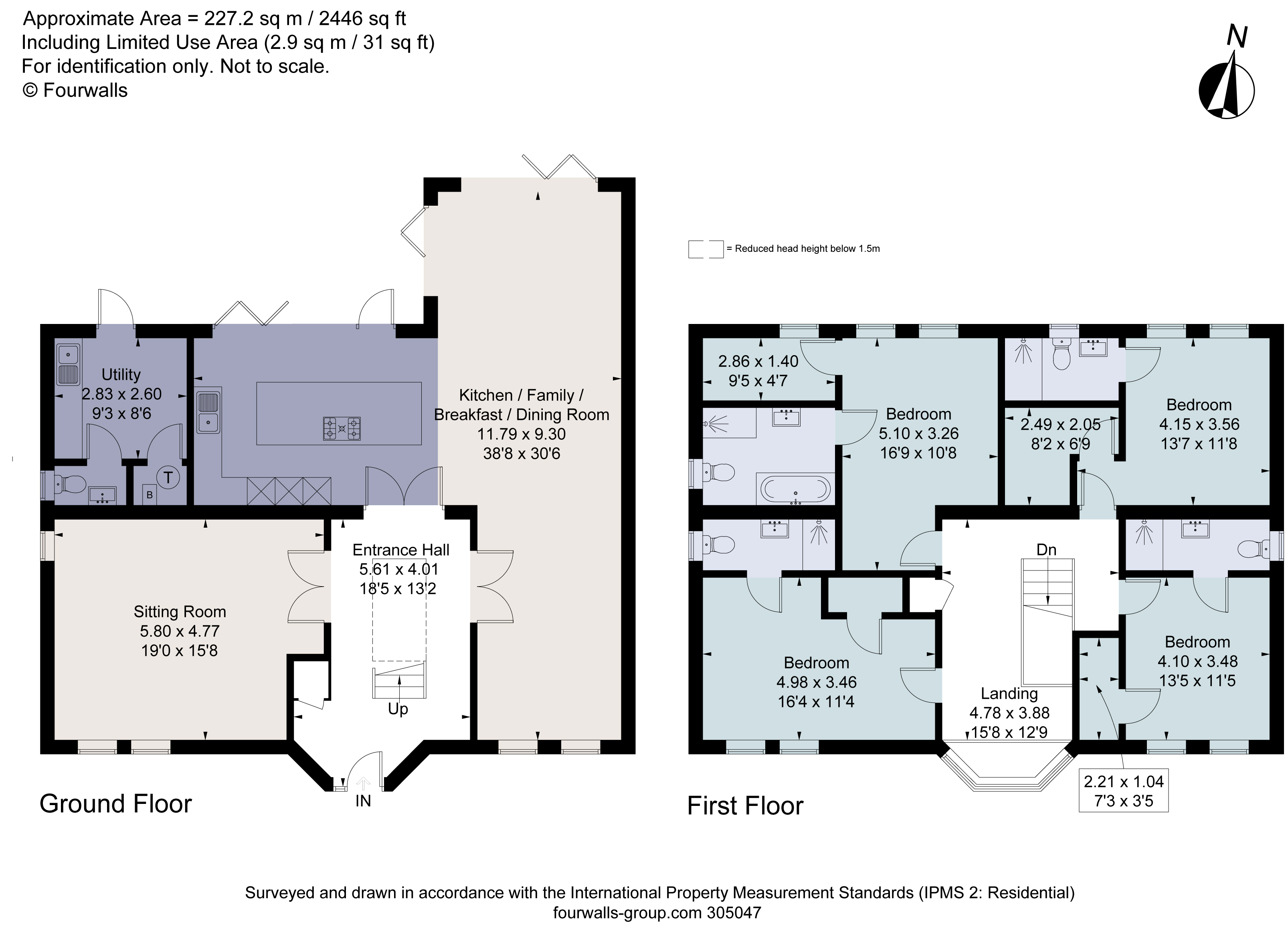 64, Valley Road, Hertfordshire floorplan