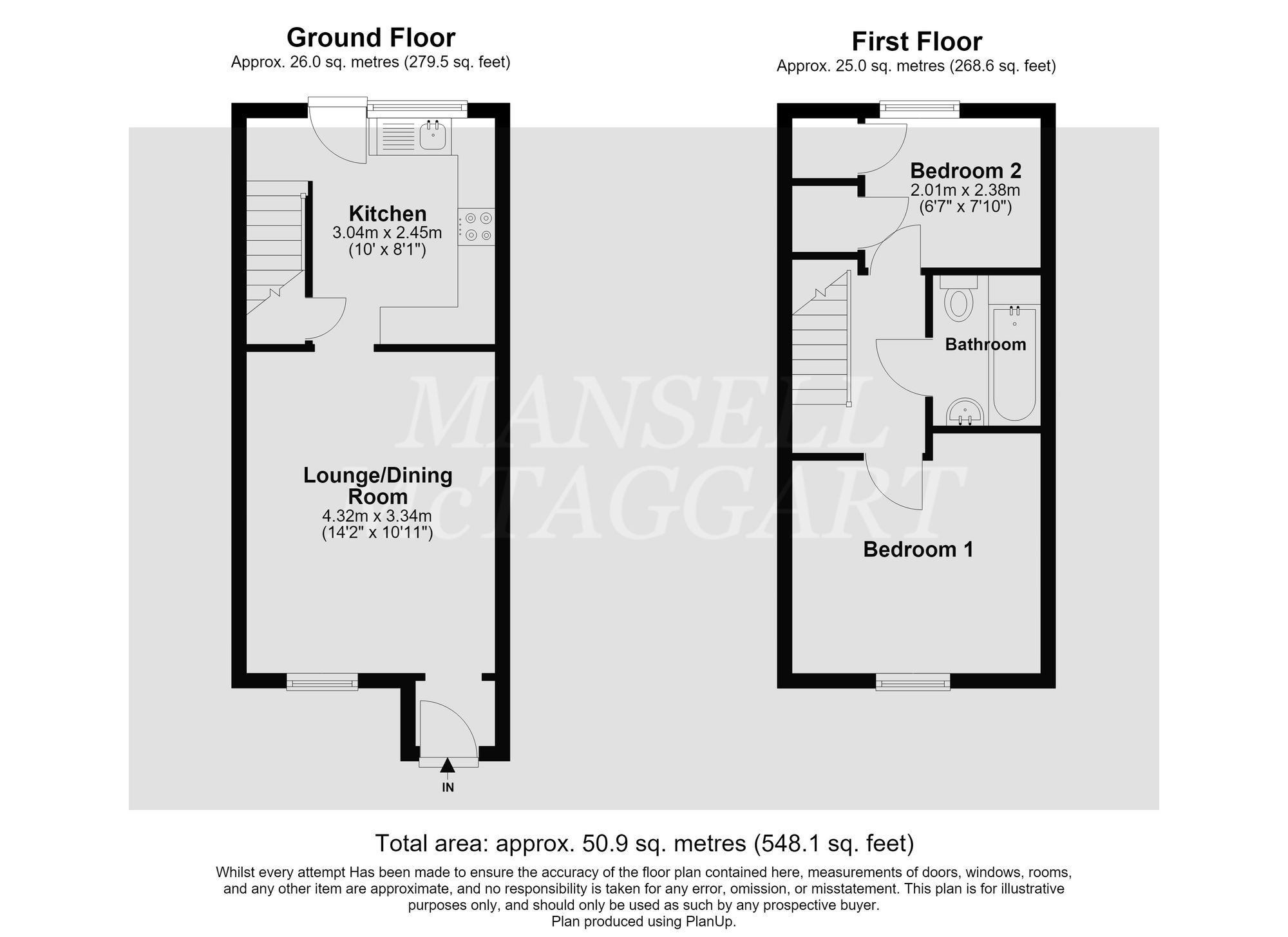 5 Millais Close, Crawley floorplan