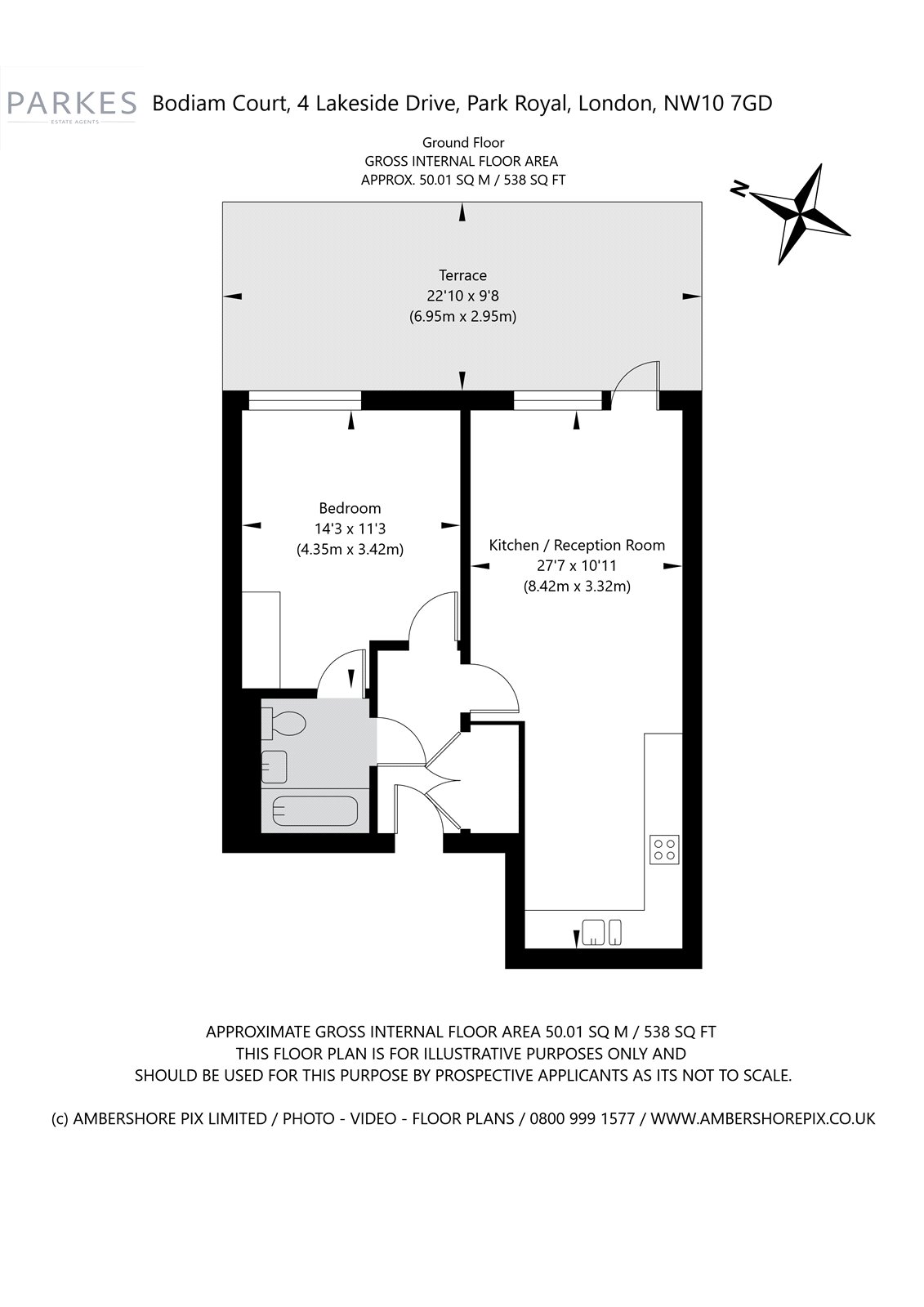 Flat 63,, 4, Bodiam Court, London floorplan