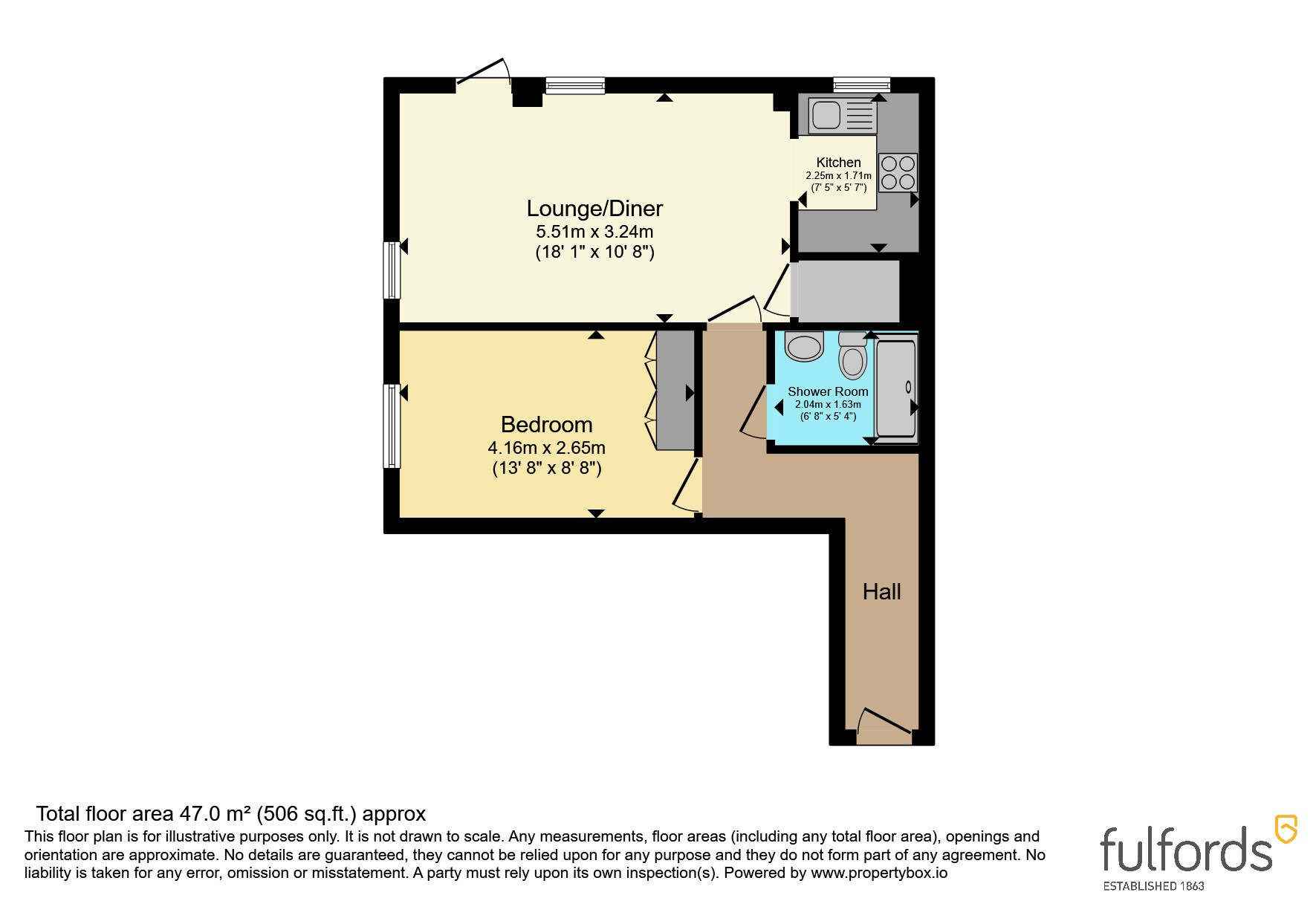4 Homebourne House,, Belle Vue Road, Devon floorplan