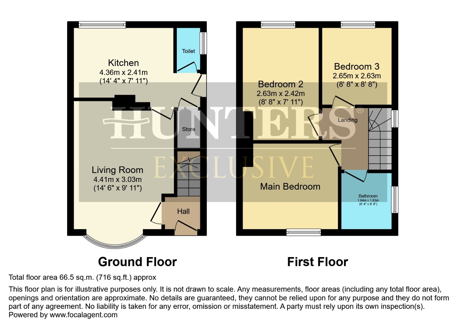 78, Ponesfield Road, Lichfield floorplan